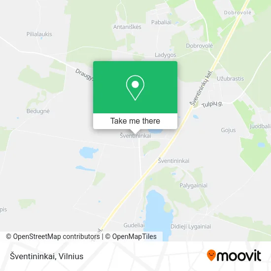 Карта Šventininkai