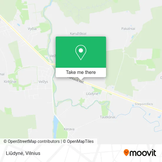 Карта Liūdynė