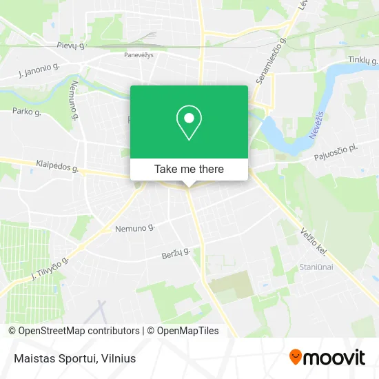 Карта Maistas Sportui