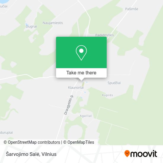 Карта Šarvojimo Salė