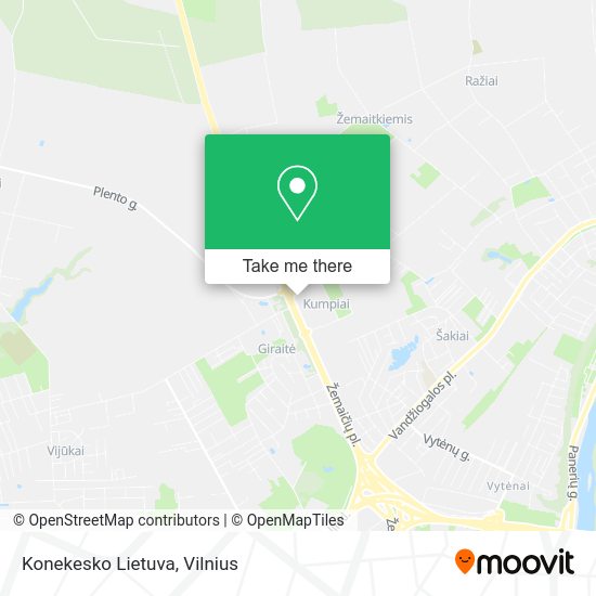 Карта Konekesko Lietuva