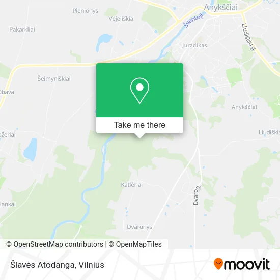 Šlavės Atodanga map