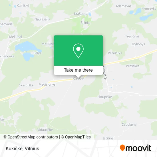Карта Kukiškė