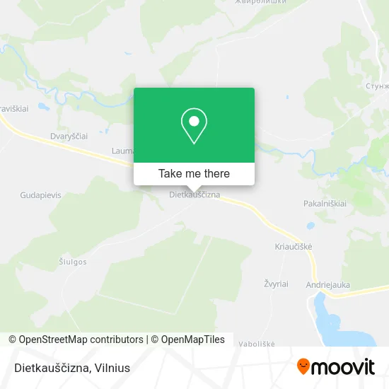 Карта Dietkauščizna