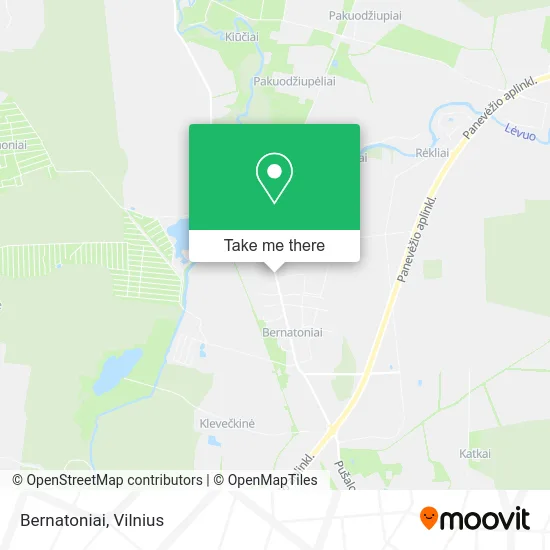 Карта Bernatoniai