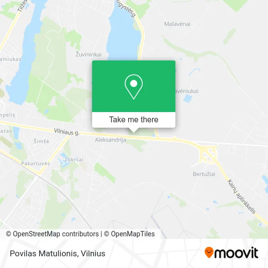 Карта Povilas Matulionis