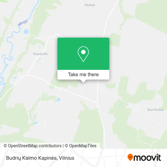 Карта Budrių Kaimo Kapinės
