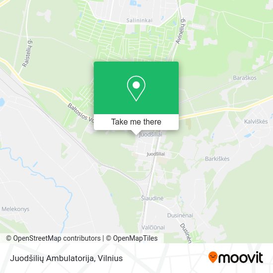Карта Juodšilių Ambulatorija