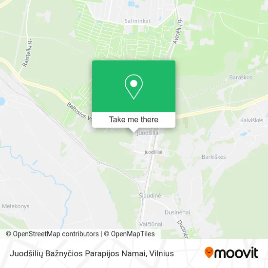 Карта Juodšilių Bažnyčios Parapijos Namai