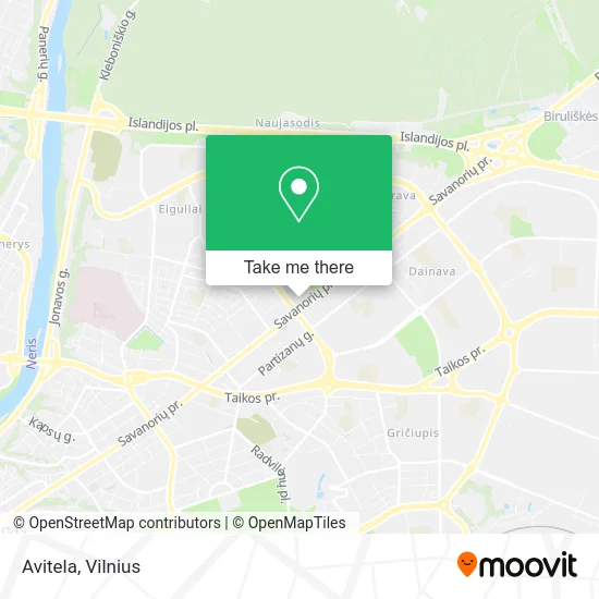 Карта Avitela