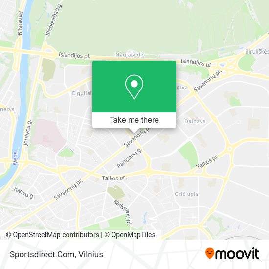 Карта Sportsdirect.Com