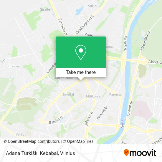 Карта Adana Turkiški Kebabai