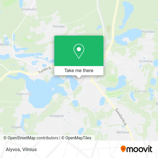 Карта Alyvos