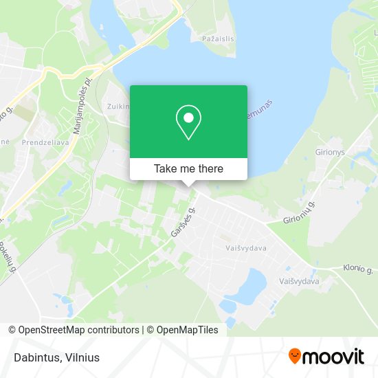 Карта Dabintus