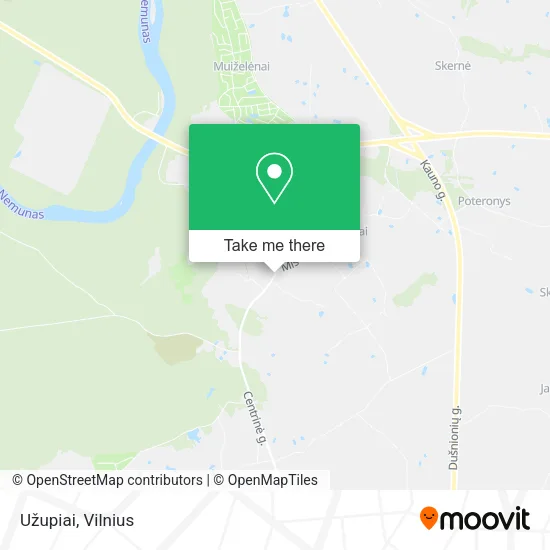 Карта Užupiai