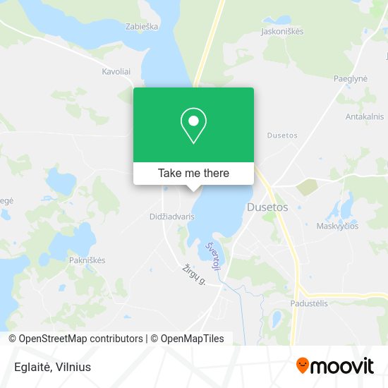 Карта Eglaitė