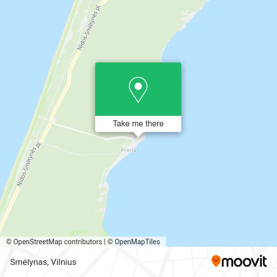Карта Smėlynas