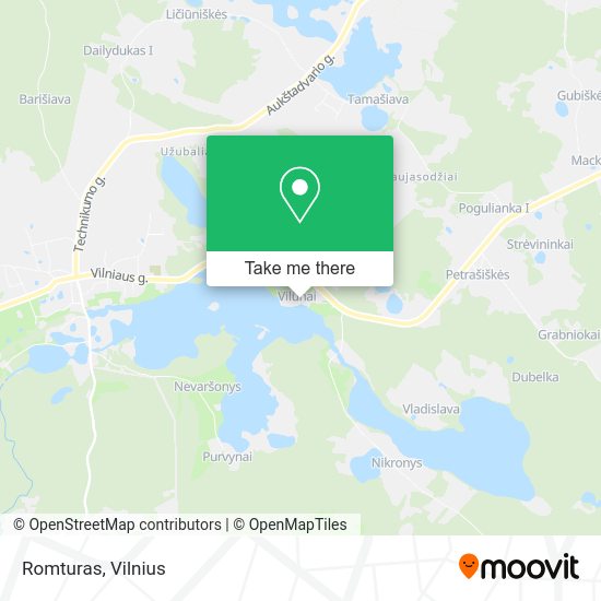 Карта Romturas