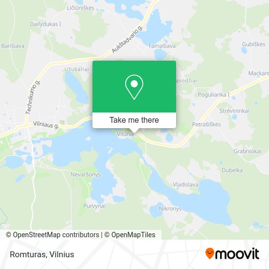 Карта Romturas