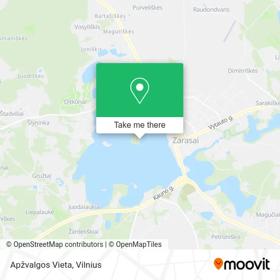Карта Apžvalgos Vieta