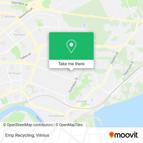 Карта Emp Recycling