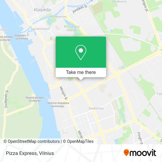Карта Pizza Express