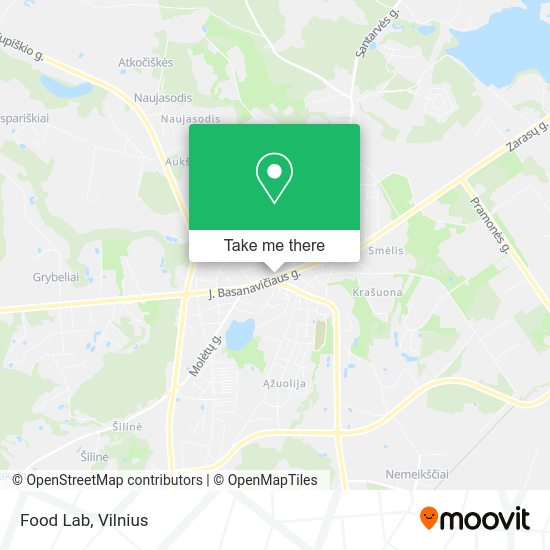 Карта Food Lab