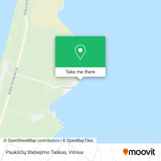 Карта Paukščių Stebėjimo Taškas