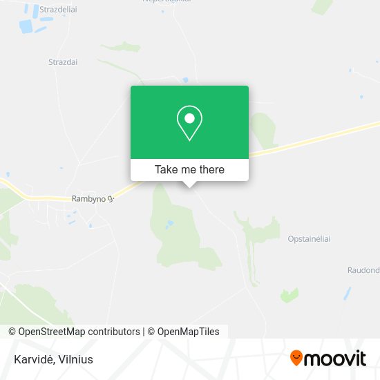 Карта Karvidė