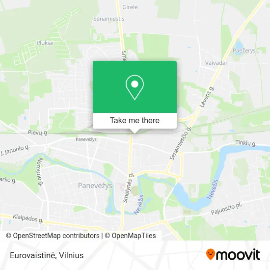 Карта Eurovaistinė