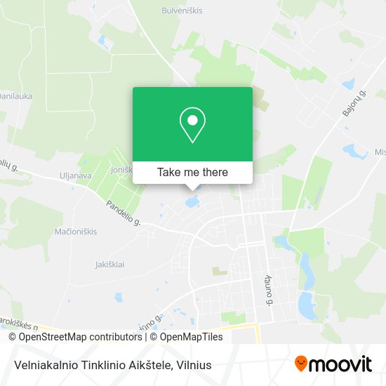 Карта Velniakalnio Tinklinio Aikštele