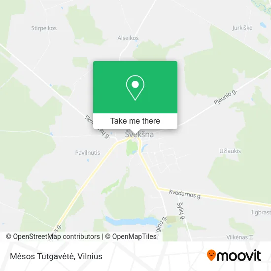 Карта Mėsos Tutgavėtė