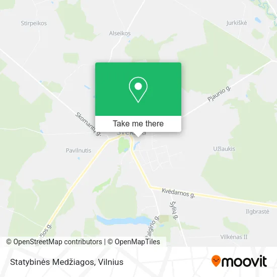 Карта Statybinės Medžiagos