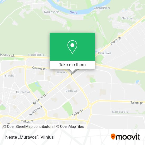 Карта Neste „Muravos“