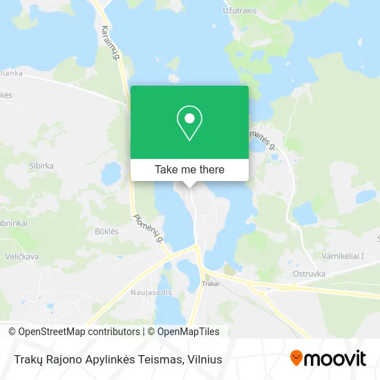Карта Trakų Rajono Apylinkės Teismas