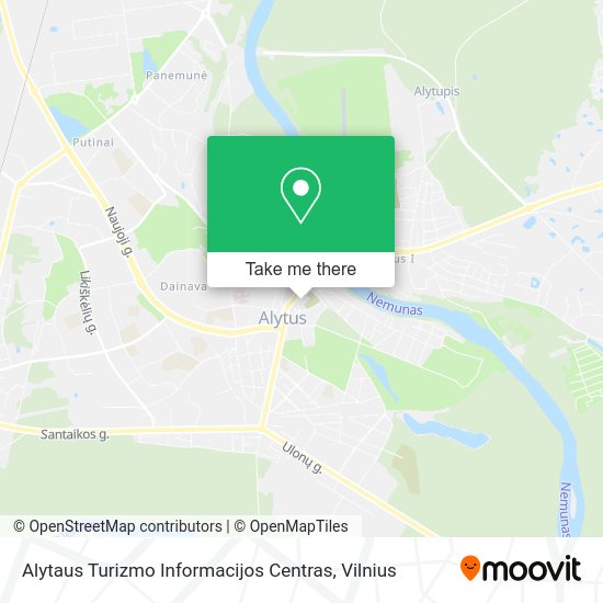 Карта Alytaus Turizmo Informacijos Centras