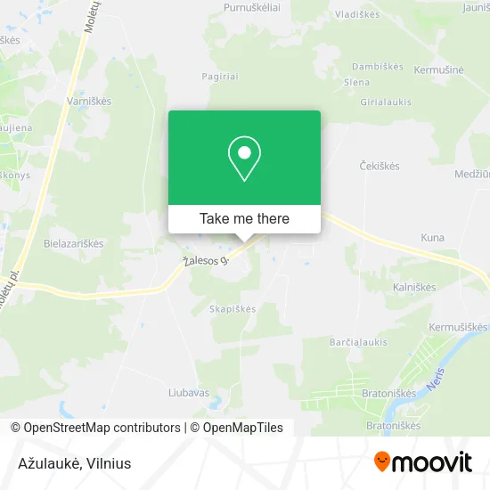 Карта Ažulaukė