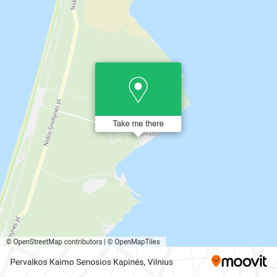 Карта Pervalkos Kaimo Senosios Kapinės