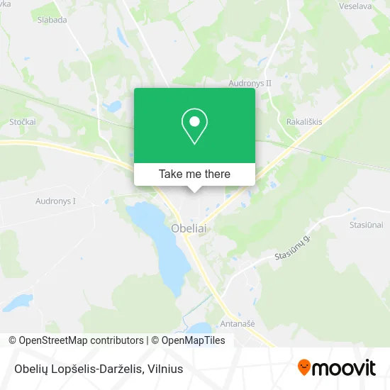 Карта Obelių Lopšelis-Darželis