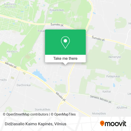 Карта Didžiasalio Kaimo Kapinės