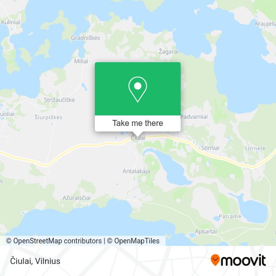 Карта Čiulai