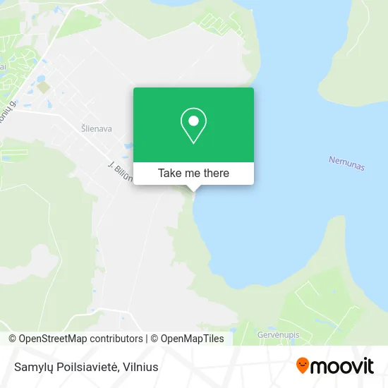 Карта Samylų Poilsiavietė