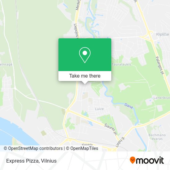 Карта Express Pizza