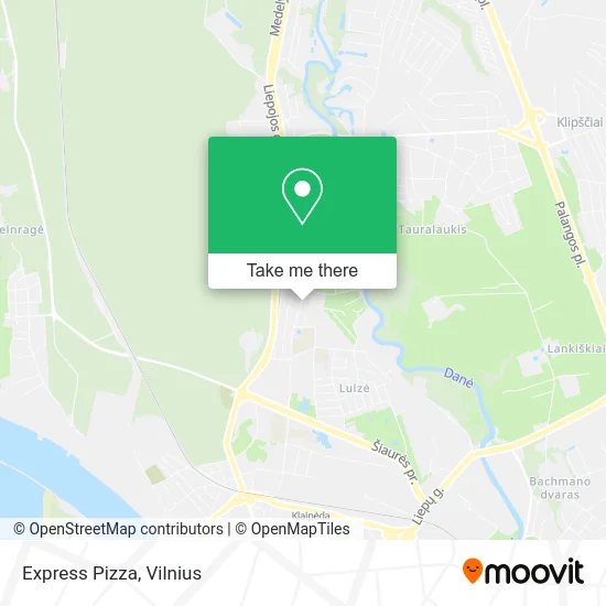 Карта Express Pizza