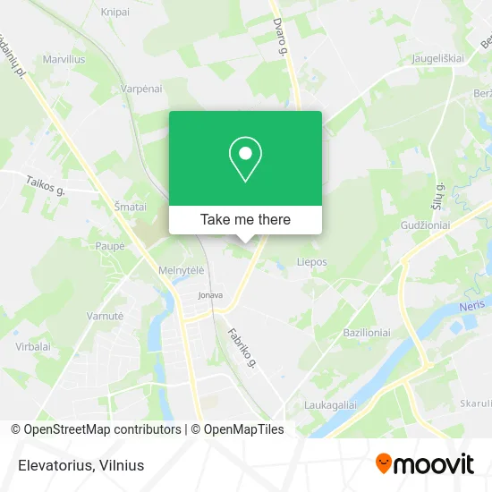 Карта Elevatorius