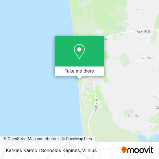Karklės Kaimo I Senosios Kapinės map