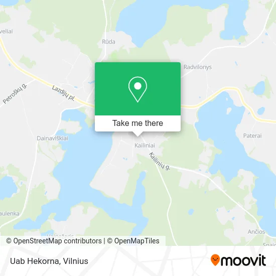 Карта Uab Hekorna