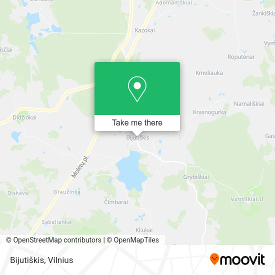 Карта Bijutiškis