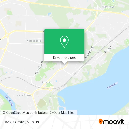 Карта Vokiskiratai