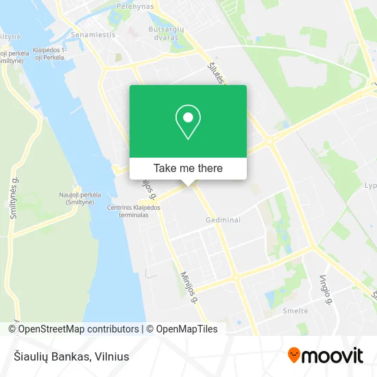 Карта Šiaulių Bankas